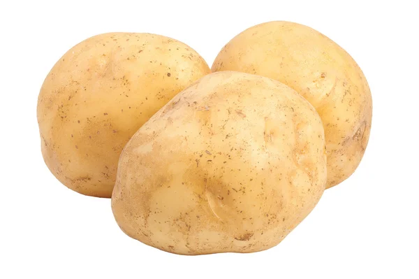 New potato isolated on white background close up — Stock Photo, Image