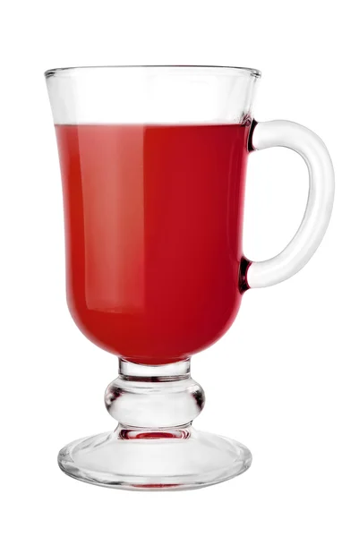 Sour cherry juice in a glass — Stock Photo, Image