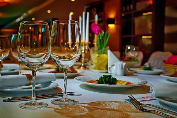 Conjunto de restaurante — Fotografia de Stock