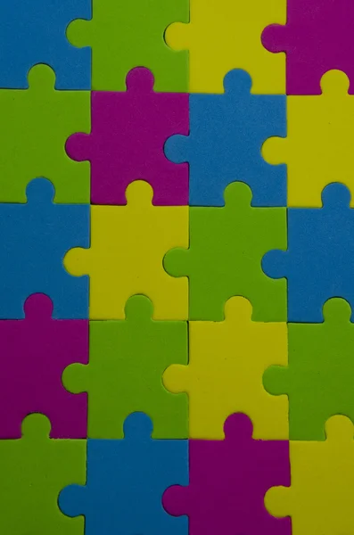 Buntes Puzzle — Stockfoto