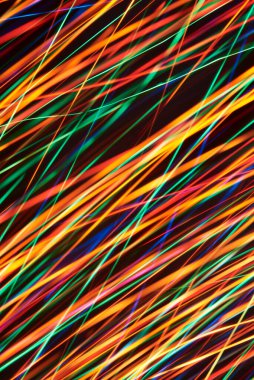 Soyut dinamik arkaplan, çok renkli eğimli ışık çizgileri.