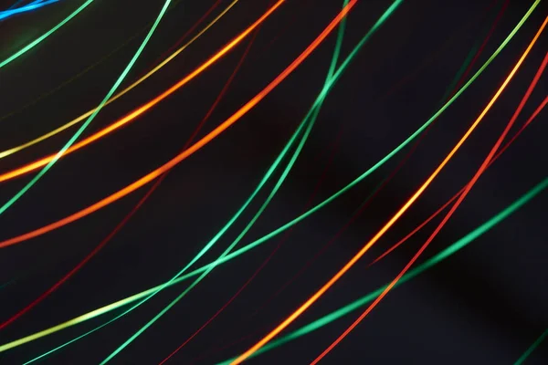 Абстрактный Многоцветный Свет Линии Фона Элегантный Красочный Дизайн — стоковое фото