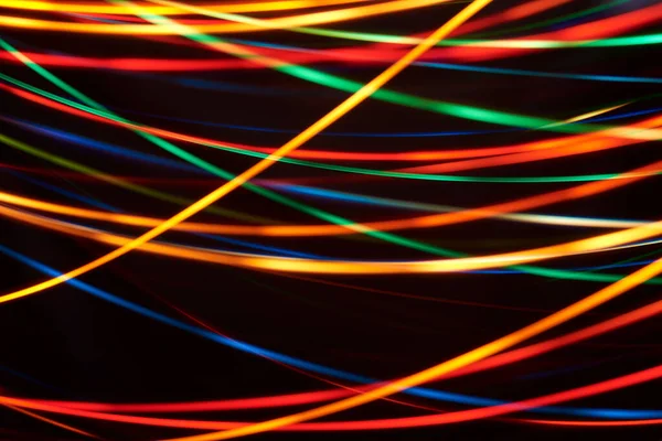 Цветные Огни Движении Абстрактный Динамический Красочный Фон — стоковое фото