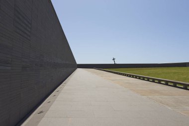 Buenos Aires, Arjantin; Şubat 01, 2020: Anma Parkı, Devlet Terör mağdurlarının anıtı son sivil askeri diktatörlük döneminde hükümet tarafından yürütüldü.