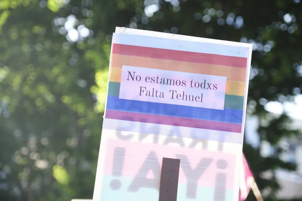 Buenos Aires Argentine Novembre 2021 Lgbt Pride Parade Affiche Avec — Photo