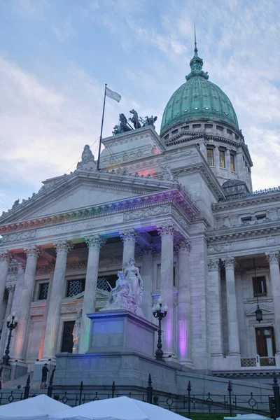 Buenos Aires Argentina Noviembre 2021 Desfile Del Orgullo Congreso Nacional — Foto de Stock