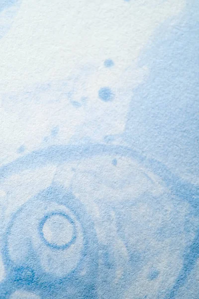 Blauer Monochromatischer Abstrakter Hintergrund Papier Mit Natürlichem Organischem Künstlerischem Design — Stockfoto