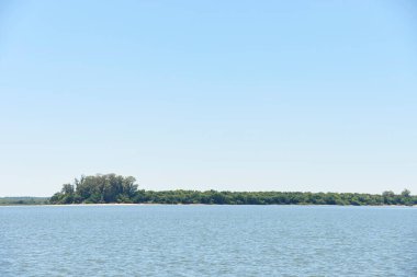 San Francisco Adası, Uruguay Nehri 'nin ortasındaki turistik yer, Colon, Entre Rios, Arjantin.