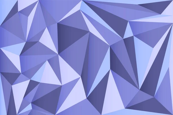 Abstract polygonal geometric background with triangles in different shades of purple. Elegant design with very peri trendy color.