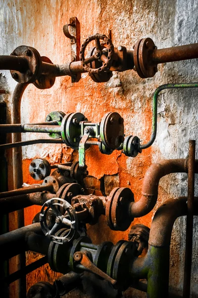 Angle shot of some pipes — Stock Photo, Image