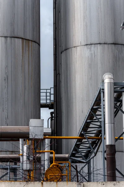 Agrarsilo im Freien — Stockfoto