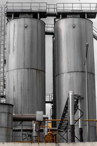 Landbouw silo buitenshuis — Stockfoto