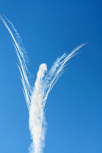 Spettacolo aereo da terra — Foto Stock