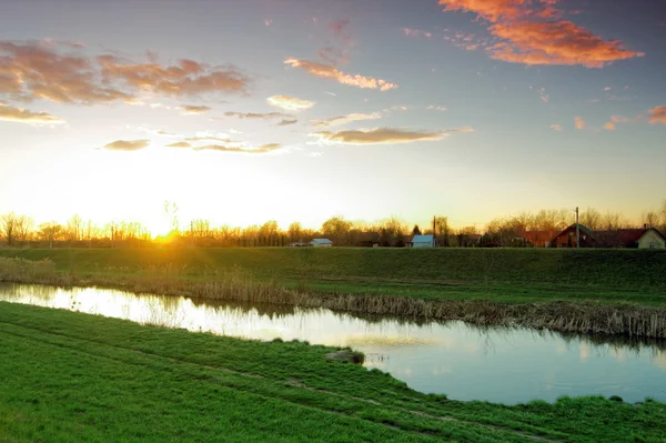 Hermoso paisaje rural — Foto de Stock