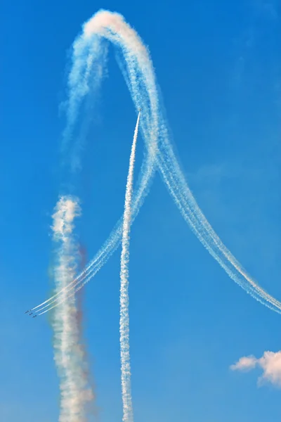Bojowe samoloty w powietrzu — Zdjęcie stockowe