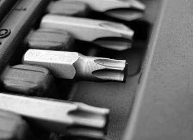 tornavida kafaları bir seti