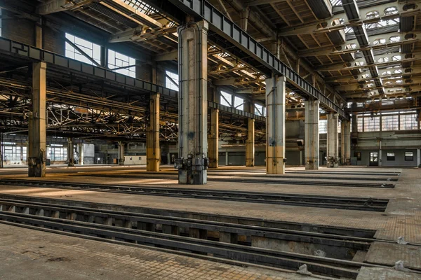 Large industrial interior — Stock Photo, Image