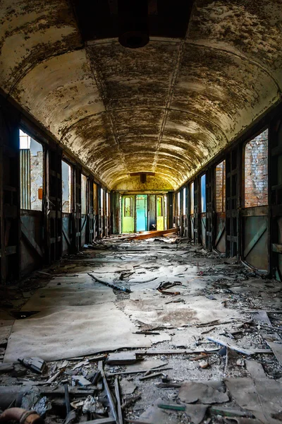 Innenraum für Industriekutschen — Stockfoto