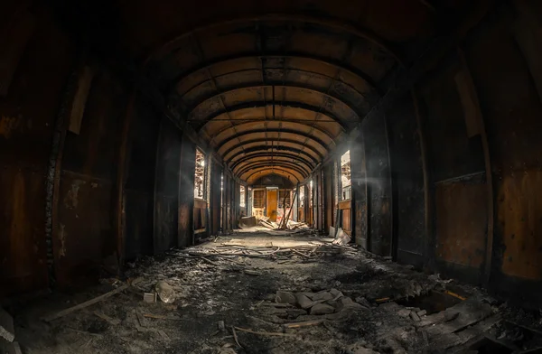 Intérieur de chariot industriel — Photo