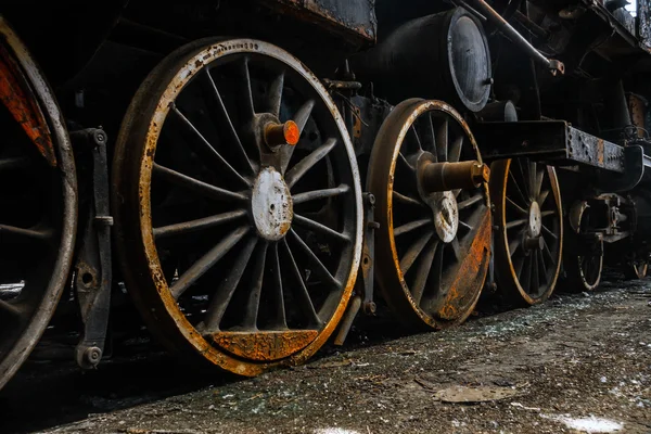 Del av en gamla industriella tåg — Stockfoto