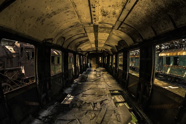 Industrial carriage interior — Stock Photo, Image