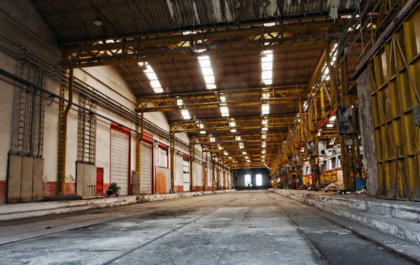 Construção industrial interior — Fotografia de Stock