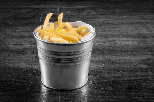 Delicious french fries on the table — Stock Photo, Image