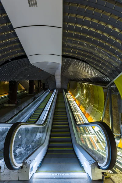 Modernes U-Bahn-Interieur — Stockfoto