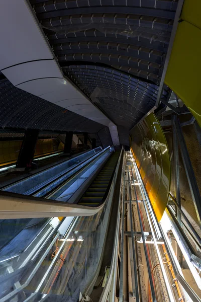 Modernes U-Bahn-Interieur — Stockfoto