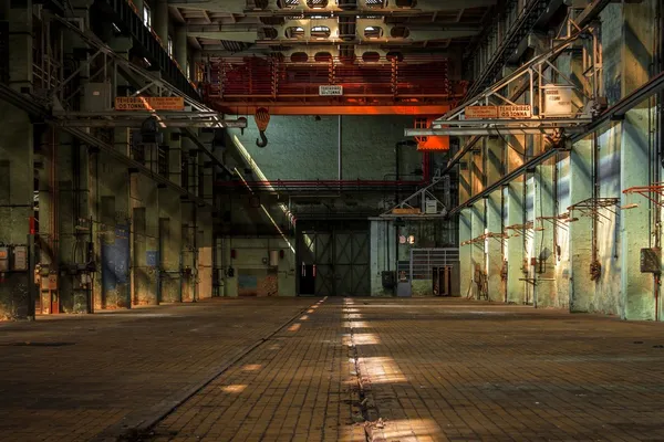 Dark industrial interior — Stock Image Dark industrial interior Stock Photo