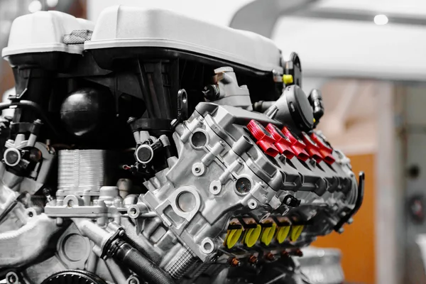 Motor de carro turbo — Fotografia de Stock