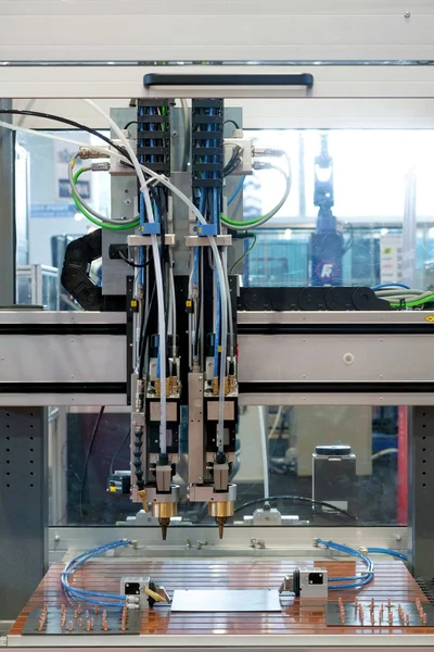 Welder machine in a factory — Stock Photo, Image