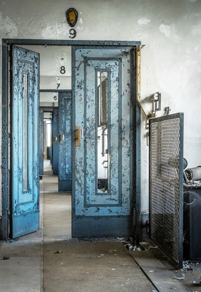 Dark industrial interior — Stock Photo, Image