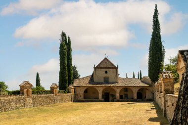 Mimar Tomaso Buzzi 'den La Scarzuola. Montegabbione, Terni, İtalya.