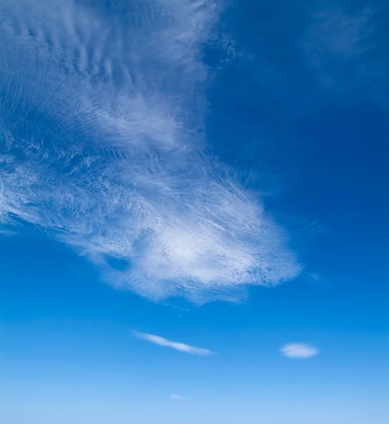 Just the blue sky with the white clouds without the land — Stock Photo, Image