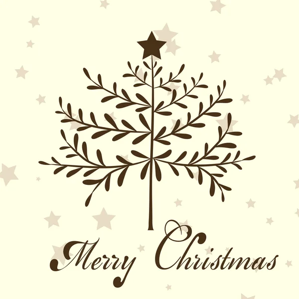 Χριστουγεννιάτικο δέντρο φόντο, διάνυσμα — Διανυσματικό Αρχείο