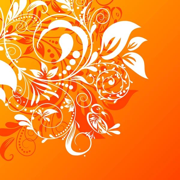 Fondo abstracto floral, vector — Vector de stock