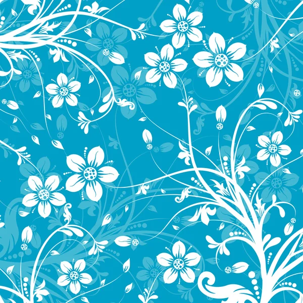 Decorative floral pattern, vector — Stock Vector