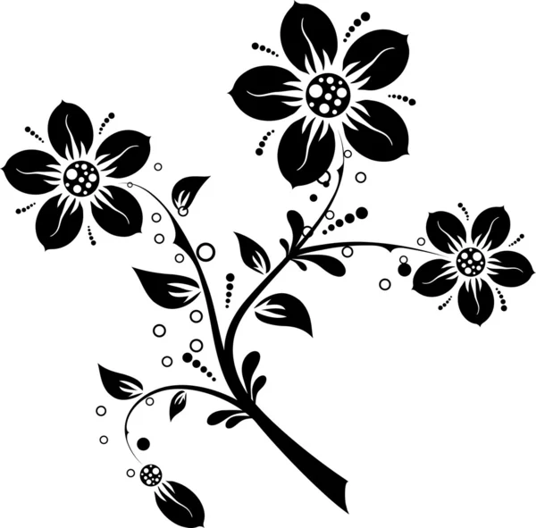 Floral elementen voor design, vector — Stockvector