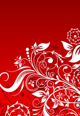 çiçek arka plan, vektör