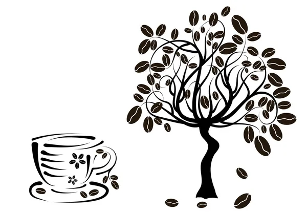 コーヒーの木ストックベクター ロイヤリティフリーコーヒーの木イラスト Depositphotos