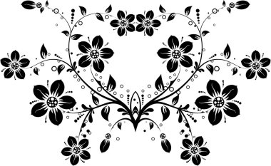 çiçek arka plan, vektör
