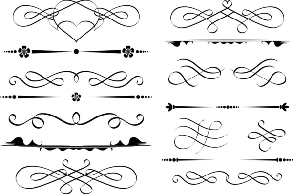 Uppsättning designelement, vektorgrafik — Stock vektor