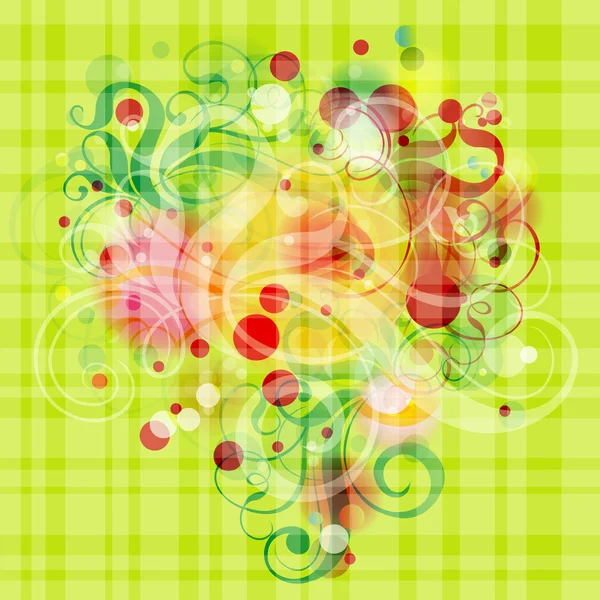 Floral background, vector — Stock Vector