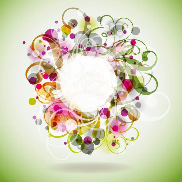 Floral achtergrond, vector, eps10 — Stockvector