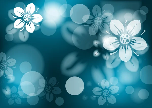 Fondo abstracto floral, vector — Vector de stock