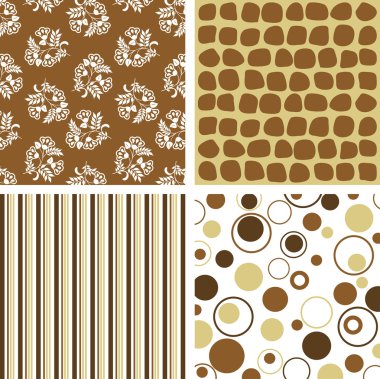 Scrapbook desen tasarımı, vektör