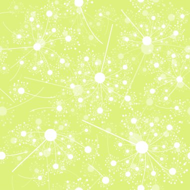 karahindiba seamless modeli, vektör çizim