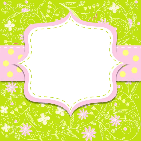 Template cards for the girl, vector, eps10 — Stock Vector