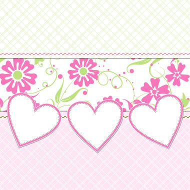 Şablon tebrik kartı, vektör